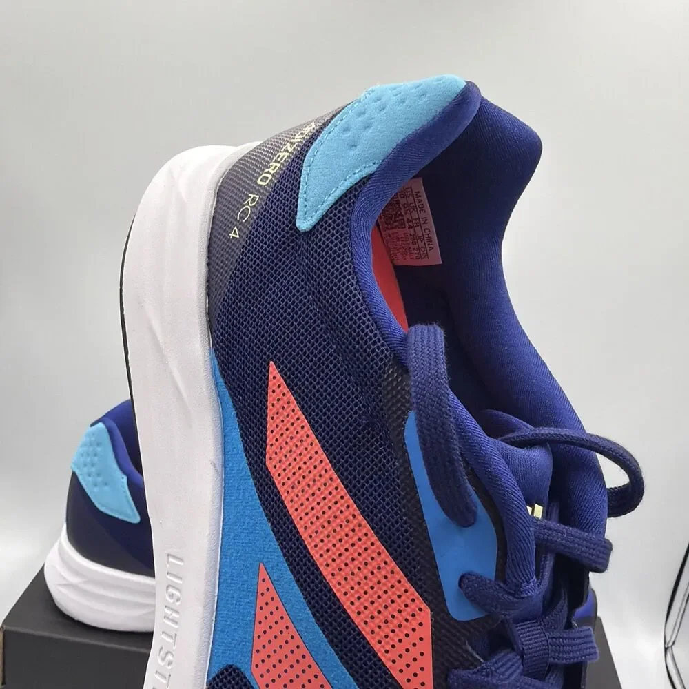 Adidas Adizero RC 4 Blue Red White Lace up Running Sneakers GZ0181 Men's Size 13